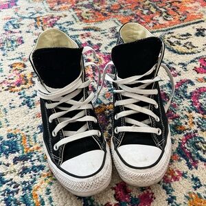 Black High Top Converse